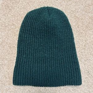 Dark green beanie